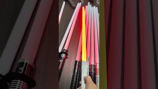 Ever see a pure white lightsaber check this from HLSABERfyp lightsaber toys neopixellightsaber [upl. by Aivle332]