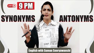 Synonyms and Antonyms  Best method to learn Vocabulary  Vocabulary Booster  with SUMAN MAAM [upl. by Yentrok]