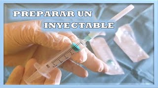 Aprende a PREPARAR un INYECTABLE [upl. by Ahsinan]