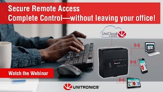 Unitronics Webinar Secure Remote Access [upl. by Aeynod929]