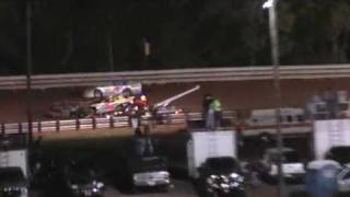 82909 Two Late Models Flip in 1 wreck [upl. by Htes]