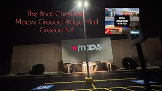 The final Christmas at the Macys Greece Ridge Mall Greece NY [upl. by Elleivad]