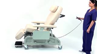 Lumex FR588W Electric Bariatric Recliner demonstration video [upl. by Dduj301]