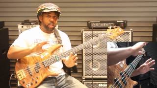 Victor Wootens quotsecretquot harmonic technique for the quotSword and Stonequot bass solo [upl. by Isle468]