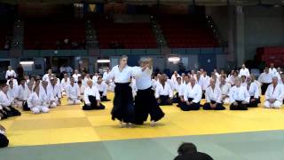 HD  Aikido Shihan Yoshimitsu Yamada Sensei  2010 Canada Montreal  Katatetori Iriminage [upl. by Blinnie]