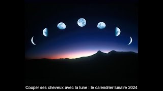 Couper ses cheveux avec la lune  le calendrier lunaire [upl. by Forelli780]