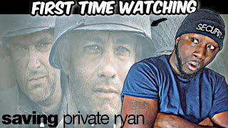 SAVING PRIVATE RYAN 1998  MOVIE REACTION  FIRST TIME WATCHING [upl. by Yatzeck]