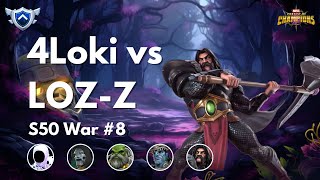 AW Season 50  War 8 4Loki vs LOZZ [upl. by Yrgoerg]