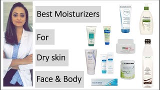 Moisturiser for dry skin for Face and body  product recommendations  dermatologist [upl. by Coughlin667]