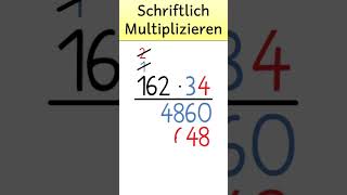 Schriftlich Multiplizieren mit zweistelligen Zahlen [upl. by Burty]