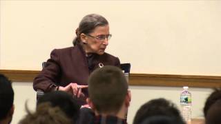 A conversation with Ruth Bader Ginsburg at HLS [upl. by Berget]