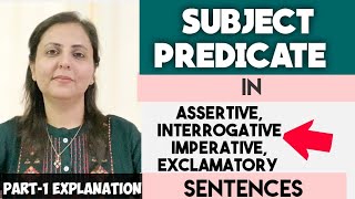 Subject and Predicate  Subject Predicate Examples  Subject Predicate in English Grammar [upl. by Ahsayn193]