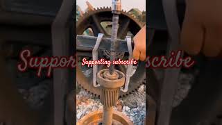 Bearing removal tool processing trending automobileengine gearcutting automachine [upl. by Channing48]