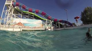 Golfland Sunsplash Roseville  Thunder Bay Wavepool POV Headcam [upl. by Llerut]