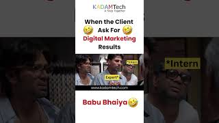 Digital Marketing Memes shortsvideo shorts funny comedy babubhaiya digitalmarketing [upl. by Zacharia499]