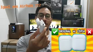 AirPods RÉPLICA quase Perfeita da CHINA Vale a pena [upl. by Liagaba]