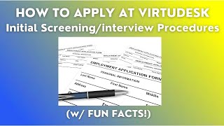 How to apply at Virtudesk  Virtudesk Initial InterviewScreening procedures [upl. by Mariano]