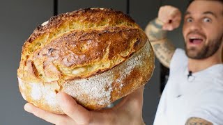 Recette du PAIN au LEVAIN sans pétrissage et sans façonnage [upl. by Trey]