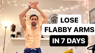 7 DAYS SIMPLE FLABBY ARMS WORKOUT  NO EQUIPMENT [upl. by Ecnerol142]