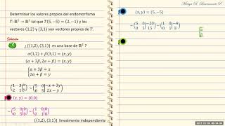 Valores propios de un endomorfismo [upl. by Cristiona635]