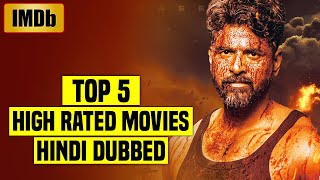 Top 5 Highest Rated South Indian Hindi Dubbed Movies on IMDb 2024  Part 30 [upl. by Nirre]