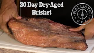 30 Day Dry Age Beef Brisket Experiment  UMAi Dry [upl. by Dlawso]