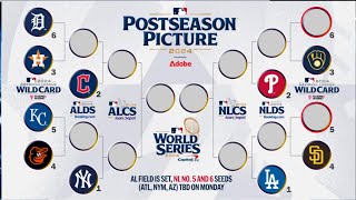 MLB Playoffs 2024 Playoff Picture Bracket Standings  MLB standings 2024  MLB standings today [upl. by Enirhtac]