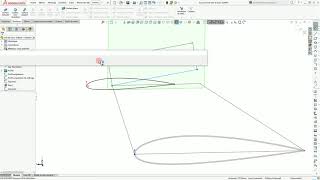 5 Tuto avion RC SolidWorks Modelisation aile Partie 1 [upl. by Charlot]