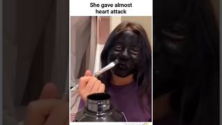 She gave almost heart attack 🤣trending funny [upl. by Mcclary317]