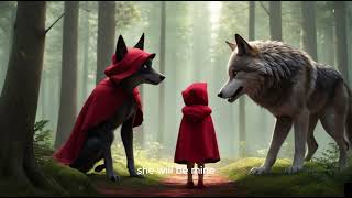 Little Red Riding Hood and The Wolf Story  Little Red Riding Hood Story Telling in English [upl. by Leterg]