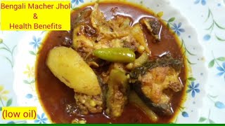 Macher Jhol  Aloo Potol Diye Macher Patla Jhol  Simple Vegetable Fish Curry amp Health Benefits [upl. by Maxia]