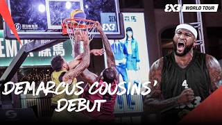 DEMARCUS COUSINS 3x3 BASKETBALL DEBUT  Best Moments 😤💪  3x3 World Tour Wuxi 2024 [upl. by Nojram]