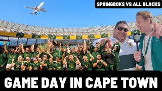 GAME DAY IN CAPE TOWN  SOUTH AFRICA vs NEW ZEALAND [upl. by Pascia]