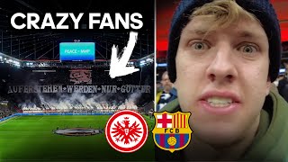 The BEST Fans in the Top 5 Leagues  Eintracht Frankfurt vs FC Barcelona [upl. by Talyah]