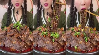 ASMR MUKBANG  Spicy Snail Rice Noodles Fried Chicken Spicy Seafood Fried Skewers [upl. by Sire]