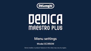 How to Understand the Settings of your Dedica Maestro Plus Espresso Machine [upl. by Aerehs]