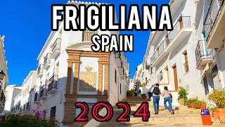 Frigiliana Spain 2024  Beautiful mountainside old town near Nerja [upl. by Uliram]