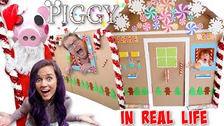 Roblox PIGGY In Real Life  ProHacker Trapped us in a Giant Box Fort [upl. by Eduam]