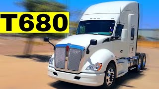 ¡Conoce Kenworth T680 2018 Aerodyne  Tractocamión Transporte de Carga Pesada [upl. by Anaihsat]