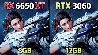 RTX 3060 vs RX 6650 XT  Test in 12 New Games 1080p [upl. by Akined]