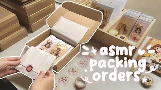 asmr packing orders  small business  Phomemo 241BT Label Printer [upl. by Brigg]