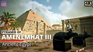 Walking in Ancient Egypt  Pyramid of Amenemhat III  4K Ultra Max Graphics  Relaxing Ambience [upl. by Seyer375]