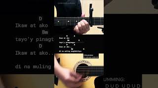 Ikaw At Ako  TJ Monterde  Easy Guitar Chords Tutorial For Beginners guitarlesson [upl. by Frederigo]