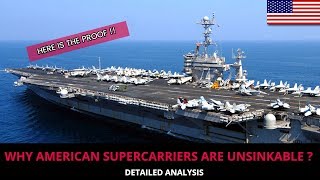 U S SUPERCARRIERS ARE UNSINKABLE [upl. by Isiad]