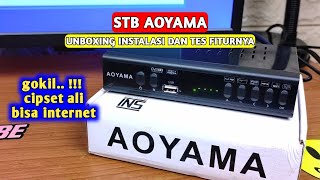 RIVIEW STB AOYAMA  CARA SETTING DONGLE WIFI DI STB AOYAMA [upl. by Etirugram]