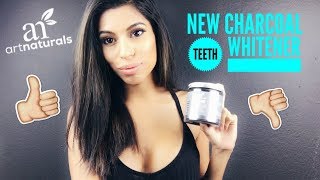 ArtNaturals New Charcoal Teeth Whitener Review Yay or Nay [upl. by Orual]