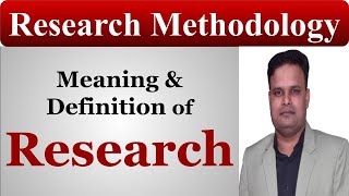 research definition  research methodology  research aptitude ugc net research methodology lecture [upl. by Yellas2]