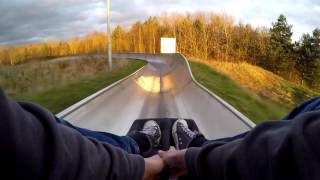 Swadlincote Ski Centre Toboggan Vlog March 2017 [upl. by Rennob465]