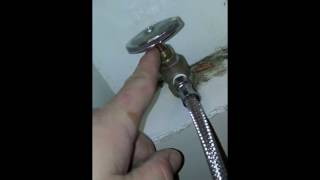 How to easily fix a leaking shut off valve for refrigerator water supply line [upl. by Powder]