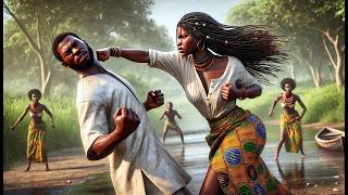 She FOUGHT amp BEAT Every Man in the VILLAGE AfricanFolktales Tales AfricanFolklore Folks [upl. by Perlis]